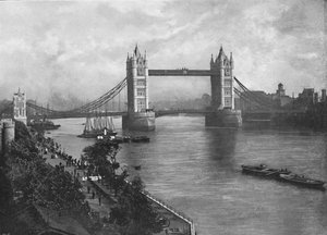 Die Tower Bridge, ca. 1896