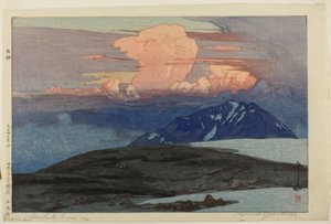 Goshiki-Berge, aus der Serie "Zwölf Szenen der japanischen Alpen"