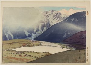 Tateyama Betsuzan, aus der Serie "Zwölf Szenen der japanischen Alpen"