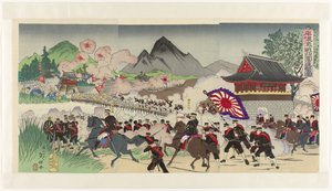 Angriff von vier Seiten auf Pjöngjang