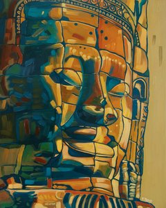 Khmer-Lächeln, 2023 von Yue Zeng