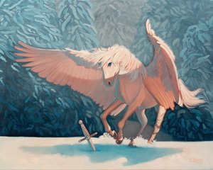 Pegasus, 2024 von Yue Zeng