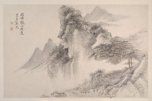 Landschaften im Stil der Song- und Yuan-Meister, 1667 von Shouping Yun