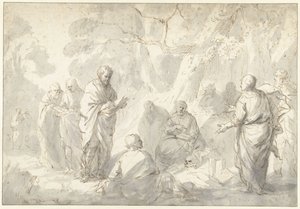 Philosophen diskutieren über die Seelenwanderung von Zacharias Blijhooft