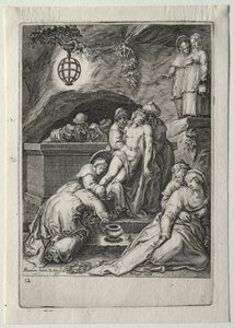 Passionszyklus: Beisetzung Christi von Zacharias Dolendo