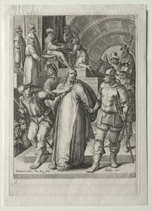 Passionszyklus: Christus vor Pilatus von Zacharias Dolendo