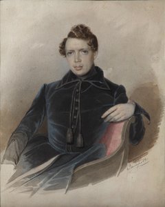 Porträt von Andrey Nikolayevich Muravyov 1806-1874, 1841 von Zakharov