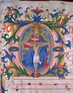 Ms 523 f.166r Historisierte Initiale 