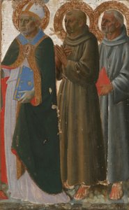 Heilige Zenobius, Franziskus und Antonius von Padua von Zanobi di Benedetto Strozzi