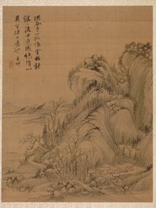 Landschaft im Stil von Ching Hao, 1775