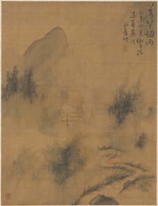 Zehntausend Bambusse im Nebel und Regen, 1775