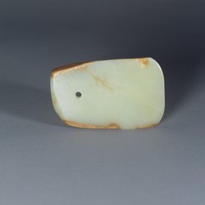 Zeremonielle Axtklinge, 475 v. Chr.-221 v. Chr. von Zhou Dynasty Chinese School