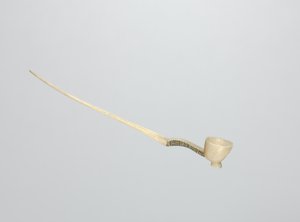 Schnupflöffel, späte 1800er Jahre (Knochen)