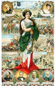 Allegorie von Italien Turrita 1911