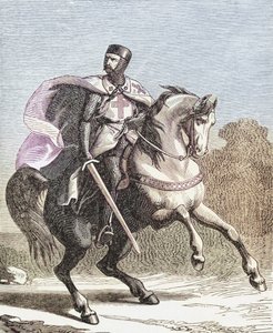 Ein Soldat der Tempelritter