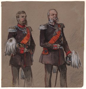 Alexander II. von Russland und Wilhelm II. von Preußen von . .