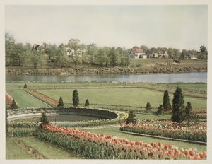 Amerikanische Vorstadtszene, ca. 1928 von John Pardon