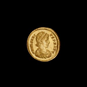 Antike Konstantinopel-Münze mit Arcadius, 383-408 n. Chr.