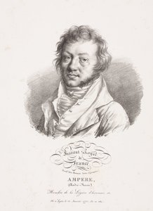 Andre-Marie Ampere, französischer Physiker und Mathematiker, ca. 1820 von Frederick (attr. to) Barnard