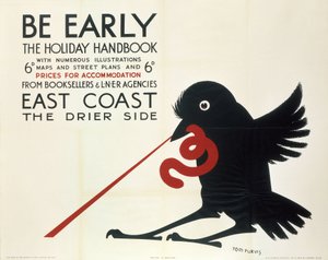 Seien Sie früh, LNER-Plakat von Ferdinand Georg Waldmuller