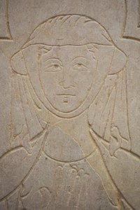 Burgund, Lancharre, Gemeinde Chapaize 71460. In der Kirche Notre Dame, Isabelle de Vauvry von . .
