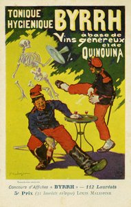 Byrrh Tonique Hygenique gegen Absinth, ca. 1903