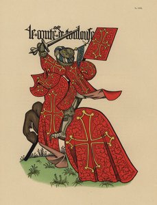 Graf von Toulouse, mit Banner