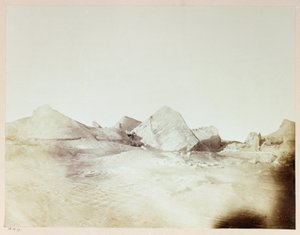 Arktische Expedition (1875-1876) des Kapitäns George Nares (1831-1915): Floebergs, nahe Floeberg Beach von Frederick (attr. to) Barnard