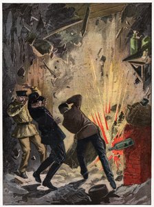 Explosion in einem Labor