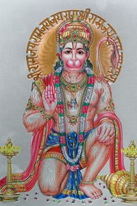 Hanuman, der Affengott in der hinduistischen Mythologie.