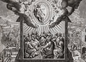 Jesus Christus und die Apostel von . .
