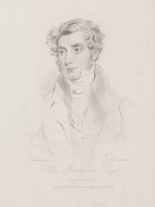 John Braithwaite, britischer Ingenieur, ca. 1830 von Frederick (attr. to) Barnard
