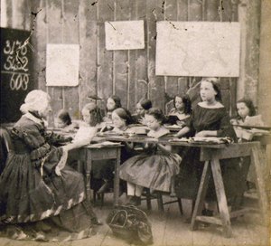 Mathematikunterricht, ca. 1890 von Frederick (attr. to) Barnard