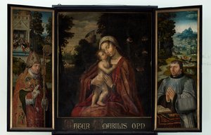 Pfarrkirche (Église Saint-Quentin). Triptychon.