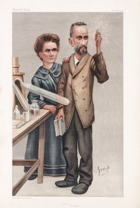 Pierre und Marie Curie, französische Physiker von Henry Charles Fehr