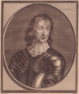 Porträt des britischen Generals und Politikers John Lambert (1619-1684), Kupferstich von John Goldar (1729-1795) nach einem Gemälde von Robert Walker von William Walcutt