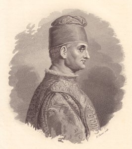 Porträt des Herzogs von Mailand, Filippo Maria Visconti (1392-1447), Kupferstich von F Clerici nach einem Porträt, veröffentlicht von Antonio Campo von William Walcutt