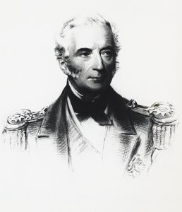 Porträt von Edward Hobart Seymour (1840-1929), Admiral der alliierten Flotte, die in Kämpfe mit den Boxern in China verwickelt war