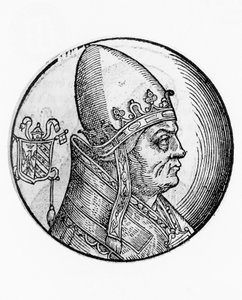 Porträt von Honorius II. (Lamberto Scannabecchi)