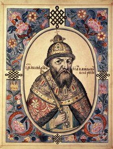 Porträt von Iwan Grozny (Iwan der Schreckliche, Iwan IV.)