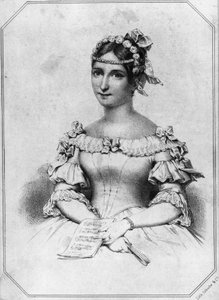 Porträt von Laura Cinti-Damoreau (1801-1863), französische Sopranistin, Lithographie