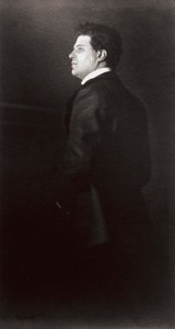 Porträt von Pietro Mascagni, dem Musiker von Henry Charles Fehr