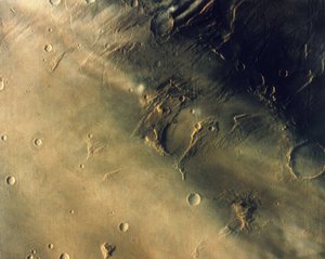 Oberfläche des Planeten Mars
