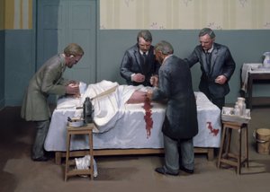 Chirurgische Antiseptika Eine antiseptische Operation