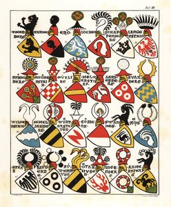 Schweizer Wappen, ca. 1346 von John Pardon