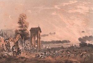 Einnahme des Friedhofs von Magenta, Lombardei