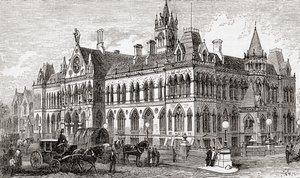 Die Manchester Assize Courts, Manchester, England