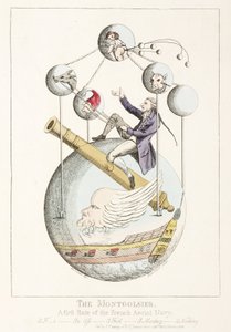 Der Montgolfier - Ein erstklassiges Schiff der französischen Luftmarine von Frederick (attr. to) Barnard