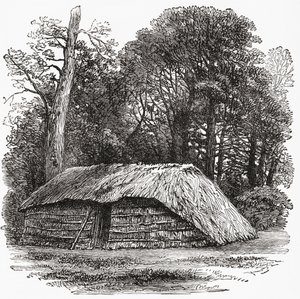 Die Hütte, in der Sir David Livingstone am 1. Mai 1873 starb