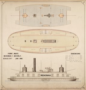Wenonah und Beverly Fähren